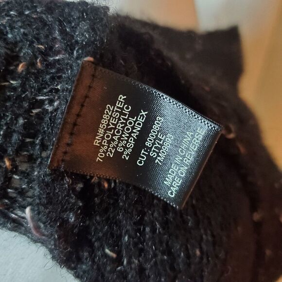 Max Studio black side tie crop sweater xs - Picture 9 of 12